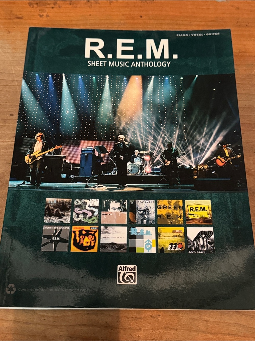 R.E.M. Sheet Music Anthology vintage piano vocal guitar music book